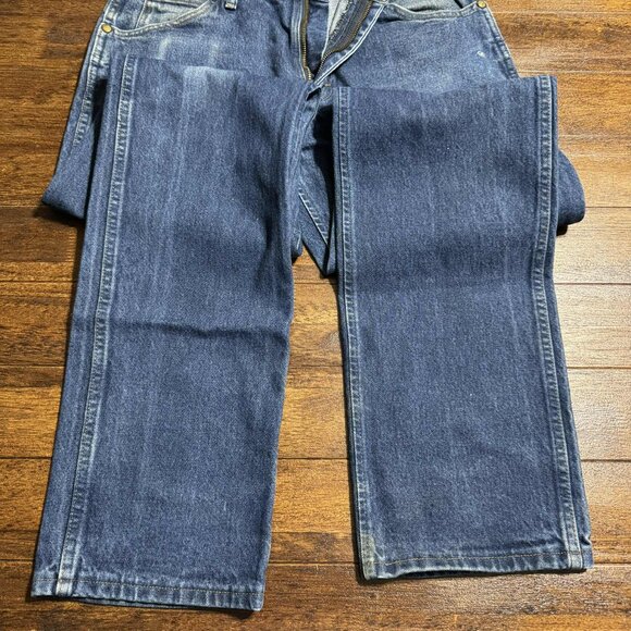 Vintage Wrangler 47MWZ Jeans Size 32X36 Nicely Worn Cowboy Western Rodeo - Picture 8 of 15